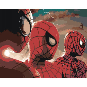 Картина по номерам "Людина-павук: Немає шляху додому - До бою готові"