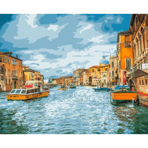 Картина по номерам "Прогулка по Венеции"