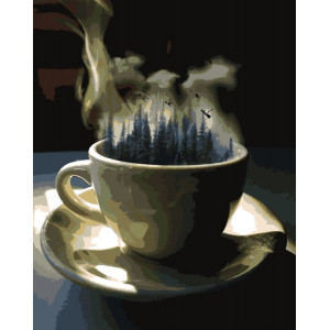 Картина по номерам "Лесной чай"