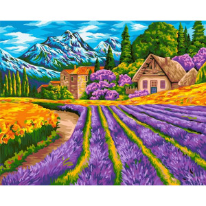 Картина по номерам "Альпийская деревня"