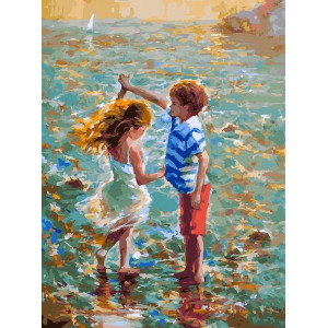 Картина по номерам "Танец на воде"