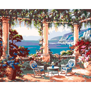 Картина по номерам "Летняя терраса"