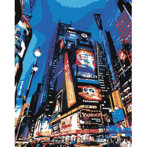 Картина по номерам "Таймс сквер, Нью-Йорк"