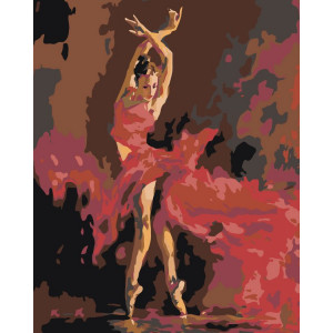 Картина по номерам "Фламенко"