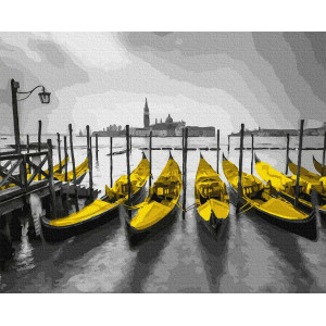 Картина по номерам "Венеция. Гондолы"