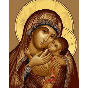 Картина по номерам "Корсунська ікона Божої Матері"