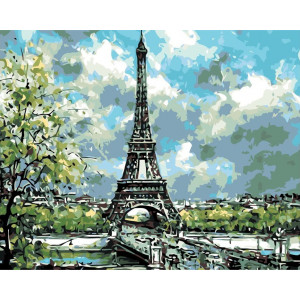 Картина по номерам "Весна в Париже"