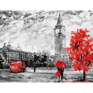 Картина по номерам "Прогулка в Лондоне"