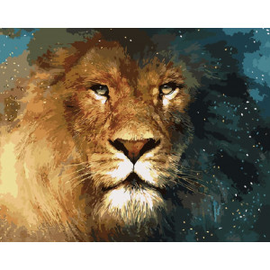 Картина по номерам "Лев - цар звірів"