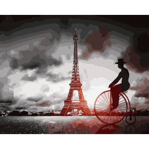 Картина по номерам "Ретро-Париж"