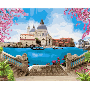 Картина по номерам "Венеция. Санта-Мария делла Салюте"