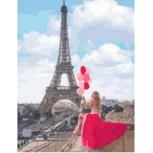 Картина по номерам "Мечты сбываются в Париже"