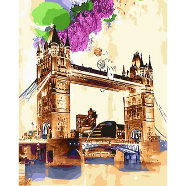 Картина по номерам "Акварельный мост"