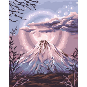 Картина по номерам "У подножия горы"