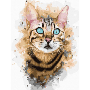 Картина по номерам "Бразильская кошка"