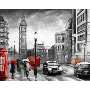 Картина по номерам "Лондон под дождем"