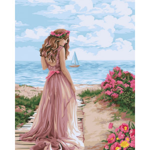 Картина по номерам "Побачення з морем"