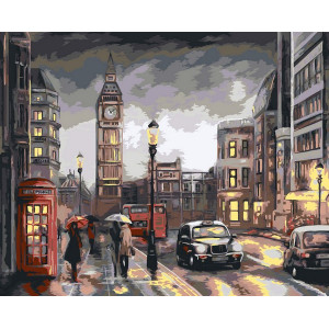 Картина по номерам "Гуляя по Лондону"