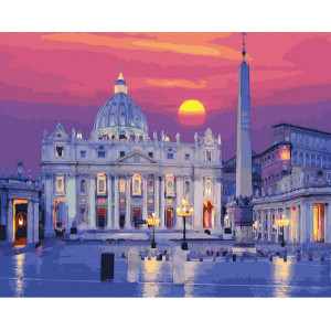 Картина по номерам "Собор Святого Петра в Ватикане"