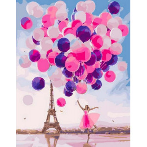 Картина по номерам "Парижский воздух"