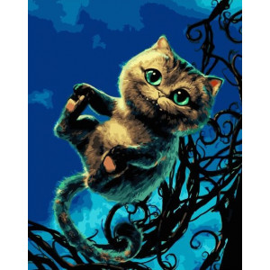 Картина по номерам "Чеширский котенок"