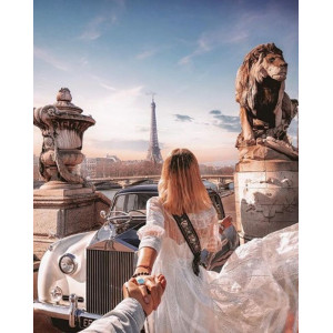 Картина по номерам "Следуй за мной в Париж"