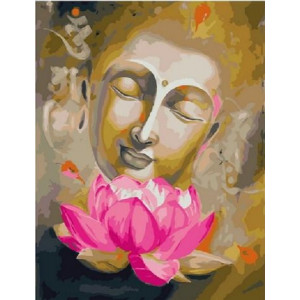 Картина по номерам "Улыбающийся Будда"