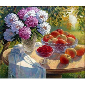 Картина по номерам "Яблоки и ягоды"