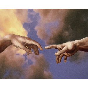 Картина по номерам "Две руки"