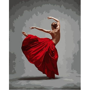 Картина по номерам "Обнаженная танцовщица"
