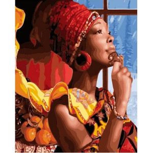 Картина по номерам "В мечтах об Африке"