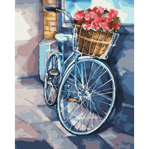 Картина по номерам "В ожидании велопрогулки"