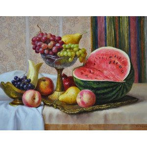Картина по номерам "Ягоды и фрукты"