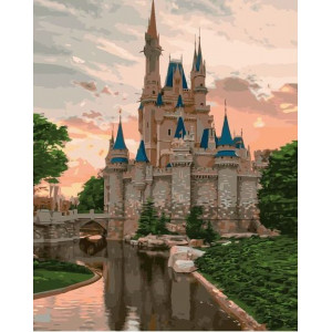 Картина по номерам "Старинный замок"