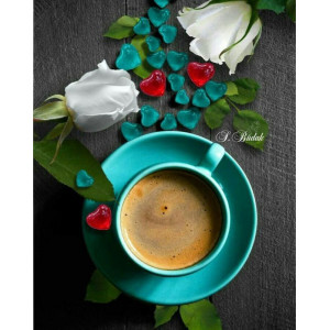 Картина по номерам "Кофе и розы"