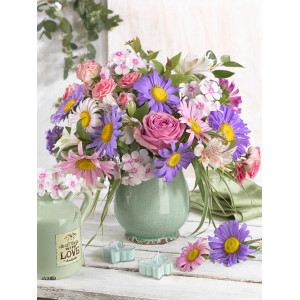 Картина по номерам "Цветы в вазе"