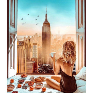 Картина по номерам "Вид на Манхэттен"