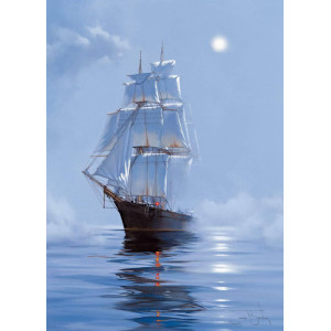 Картина по номерам "Корабль в штиль"