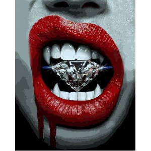 Картина по номерам "Кровавый алмаз"