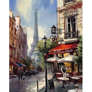 Картина по номерам "Вулиці Парижа"