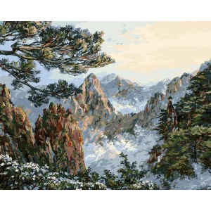 Картина по номерам "Величественные горы"