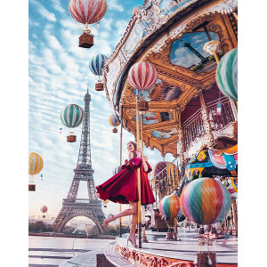Картина по номерам "Святковий Париж"