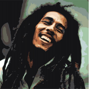 Картина по номерам "Bob Marley"