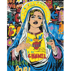 Картина по номерам "Pop Art Поп-арт: Мадонна"