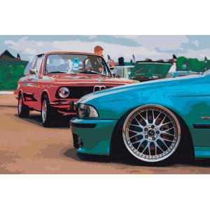 Картина по номерам "BMW"