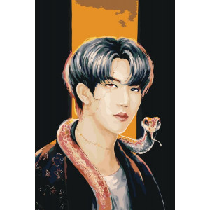Картина по номерам "Stray Kids Стрей Кидс: Чанбин Арт"