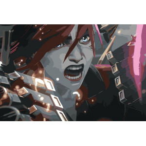 Картина по номерам "League of legends. Аркейн - Вай 2"