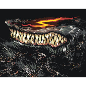 Картина по номерам "Берсерк Berserk манга аниме: Зверь Тьмы"