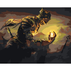 Картина по номерам "Dark Souls Дарк Соулс: Душа пепла 3"