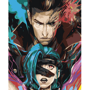 Картина по номерам "League of legends. Аркейн: Джинкс и Силко 3"